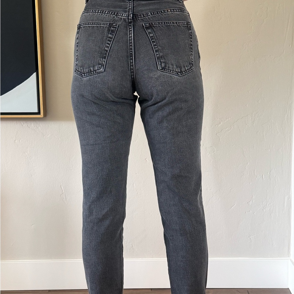 Women's Washed Black Jeans